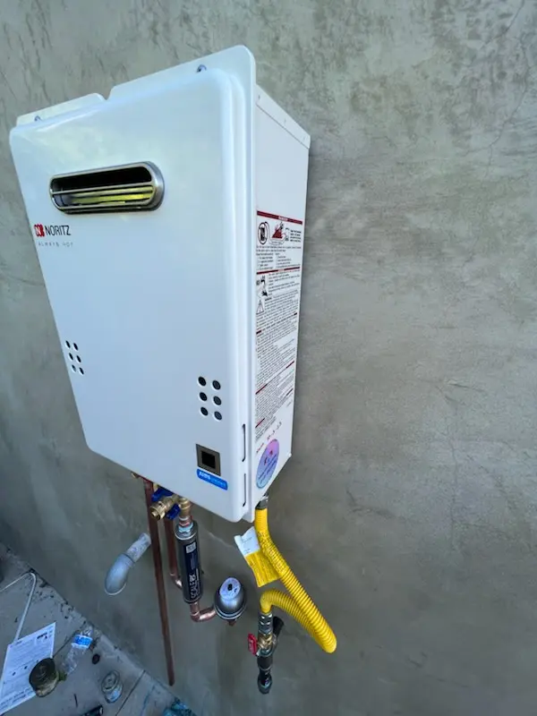 Tankless water heater installation for Hermitage homes